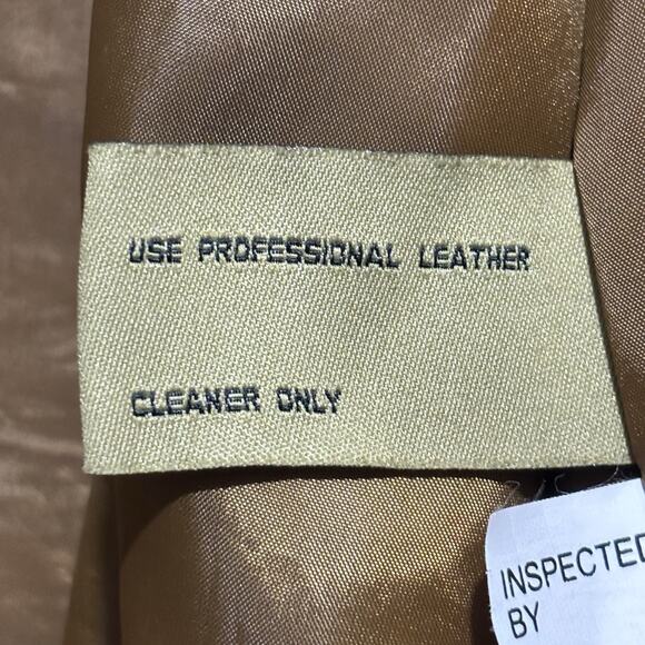 Boston Harbour Outdoorwear Suede Leather Jacket Men’s XL Brown Lined VTG - Picture 6 of 16